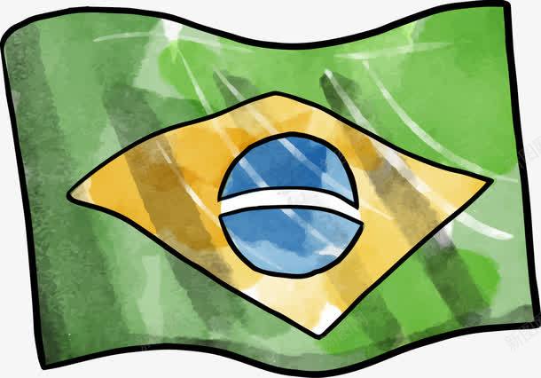 巴西国旗png免抠素材_新图网 https://ixintu.com 国旗 奥运会 巴西 里约奥运会