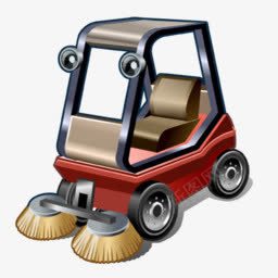 道路清扫车图标png_新图网 https://ixintu.com road sweeper 清洁工 路