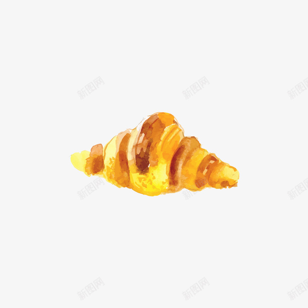 黄色的牛角包png免抠素材_新图网 https://ixintu.com 早餐 牛角包 食物 黄色 黄色牛角包 黄色食物