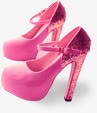 粉色电商高跟鞋女鞋婚鞋素材