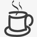 早餐咖啡杯摩卡网页创意图标图标
