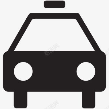 小型车出租车运输运输车辆位置固图标图标