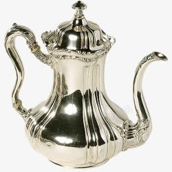 欧式酒壶茶壶银器素材