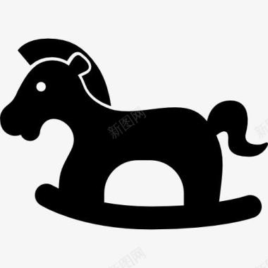 小马骑图标图标