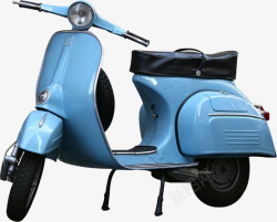 小摩托车蓝色素材