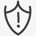 盾保护警卫安全网页创意图标图标