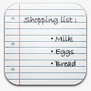 购物列表购物清单图标高清图片