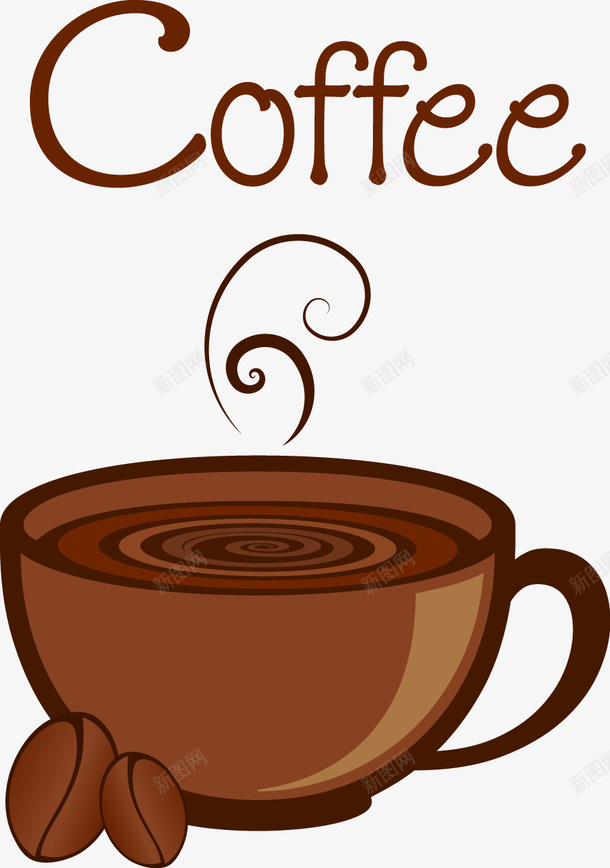 精美咖啡矢量图ai免抠素材_新图网 https://ixintu.com 咖啡 咖啡杯 精美 矢量图