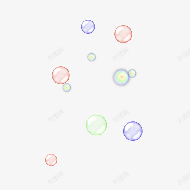 彩色气泡效果元素png免抠素材_新图网 https://ixintu.com 彩色 效果元素 气泡 泡泡
