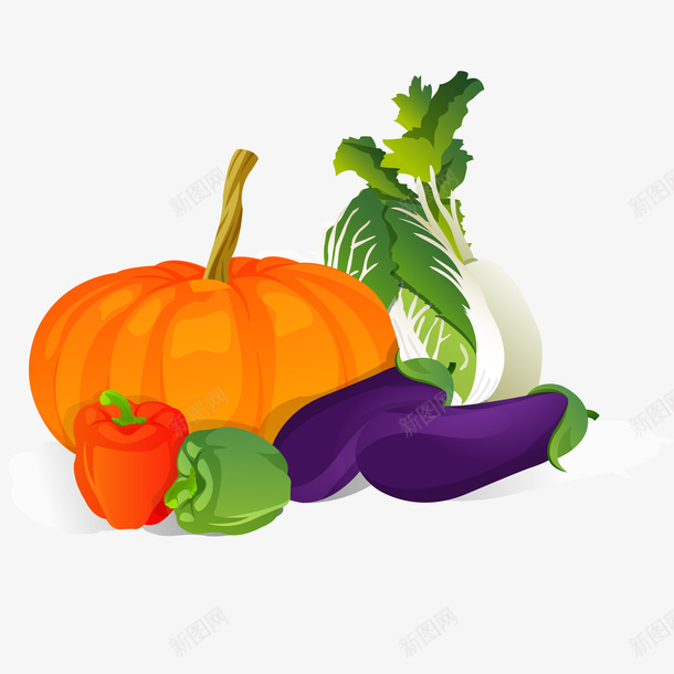 卡通蔬菜水果矢量图ai免抠素材_新图网 https://ixintu.com 卡通 处暑 水果 蔬菜 食材设计 食物设计 矢量图