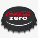 coca可口可乐零汽水瓶盖高清图片