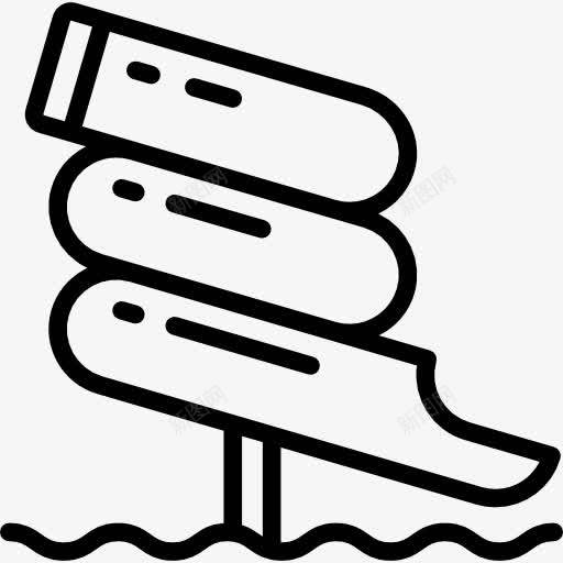 水滑梯图标png_新图网 https://ixintu.com 公平 有趣的童年 游乐场