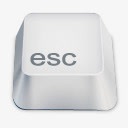 esc白色键盘按键png免抠素材_新图网 https://ixintu.com esc 按键 白色 键盘