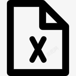 Excel档案文件图标高清图片