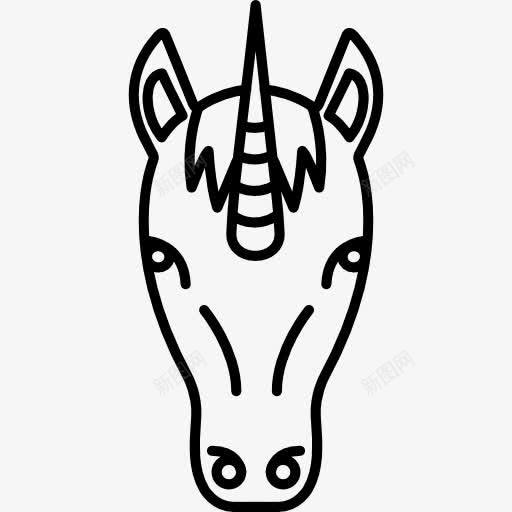独角兽图标png_新图网 https://ixintu.com 传说 动物 幻想 民间传说 独角兽 神话故事