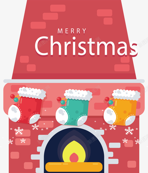 红色圣诞壁炉矢量图ai免抠素材_新图网 https://ixintu.com 圣诞 圣诞快乐 圣诞节 壁炉 矢量png 红色壁炉 矢量图