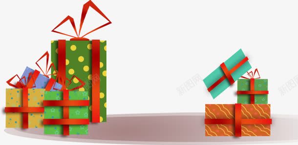 圣诞礼物卡通节日装饰png免抠素材_新图网 https://ixintu.com 卡通 圣诞 礼物 节日 装饰