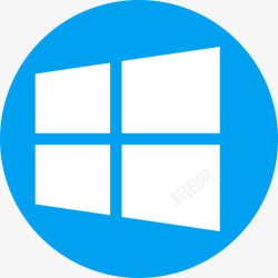 扁圆形微软Windows扁圆形系统图标高清图片