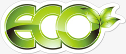世界环境日eco标签素材