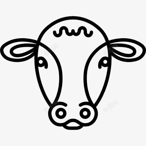 小牛图标png_新图网 https://ixintu.com 动物养殖 动物王国 哺乳动物 小牛