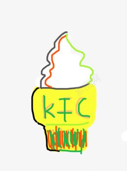 KFCpng免抠素材_新图网 https://ixintu.com KFC 冰淇淋 卡通 可爱 圆筒 甜筒 矢量KFC卡通快餐店 肯德基 雪糕