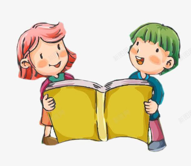 儿童读书png免抠素材_新图网 https://ixintu.com 儿童 儿童读书 爱好读书 读书 读书日 阅读