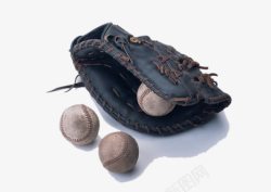 棒球与手套素材