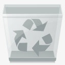 空垃圾桶bnw图标png_新图网 https://ixintu.com empty trashcan 垃圾桶 空