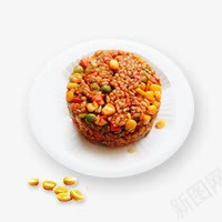 酱油炒饭png免抠素材_新图网 https://ixintu.com 美味 菜品 酱油炒饭 食物