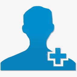 增加用户添加BlueSetIcons图标png_新图网 https://ixintu.com add user 增加 添加 用户