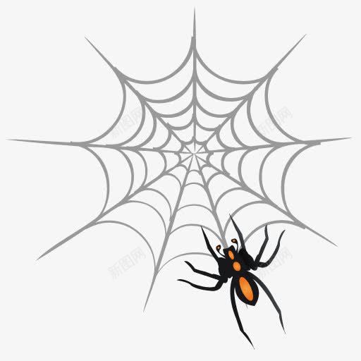 正在结网的蜘蛛图标png_新图网 https://ixintu.com 蜘蛛