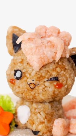 可爱饭团素材