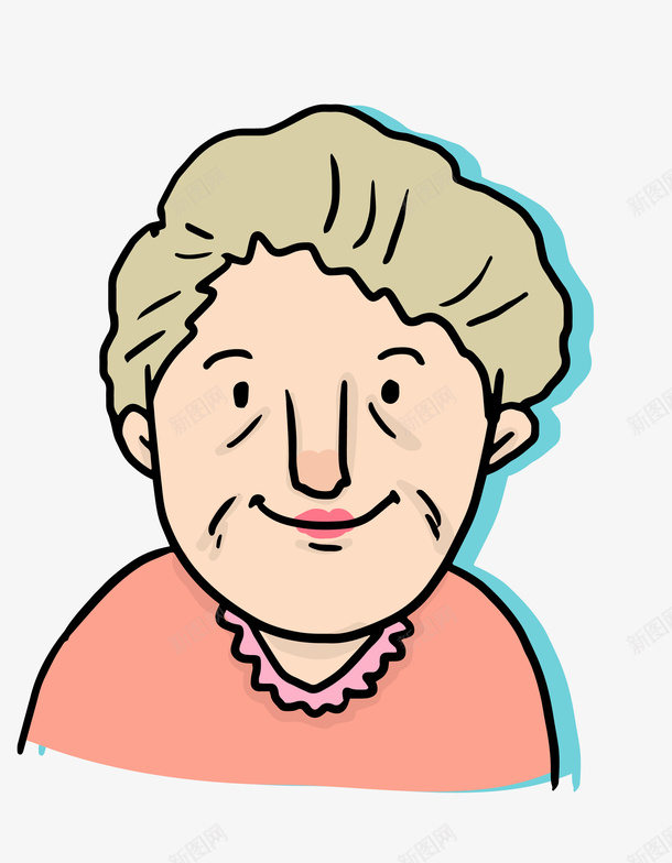 国际老年人日老奶奶矢量图eps免抠素材_新图网 https://ixintu.com 卡通老年人 国际老年人日 彩绘老人 手绘老人 矢量图 老人 老奶奶 老婆婆卡通