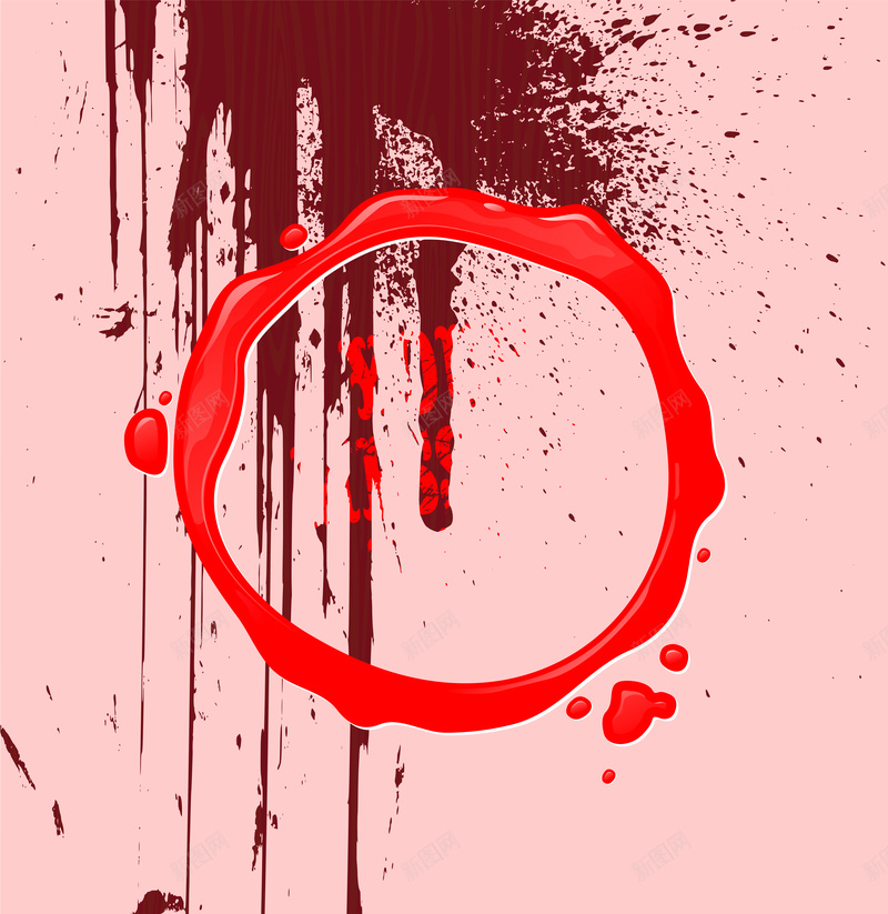 创意油漆信息框矢量背景eps设计背景_新图网 https://ixintu.com 信息框 创意 斑驳 暴力 油漆 矢量素材 符号 红色 矢量图