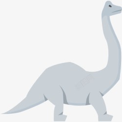 食草性恐龙腕龙图标高清图片