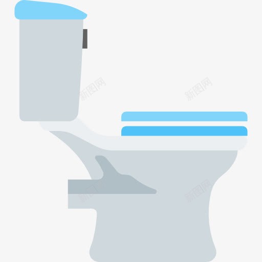 厕所马桶png免抠素材_新图网 https://ixintu.com 卡通 家用 白色 马桶