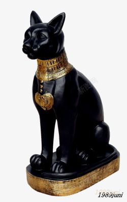 神像实物素材埃及猫神像高清图片