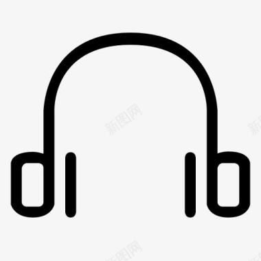音频装置耳机MP3多媒体音乐概图标图标