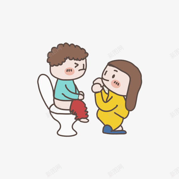 上厕所的男孩png免抠素材_新图网 https://ixintu.com 上厕所 卡通 卡通坐便 可爱 坐便 女孩 孩子 手绘 水彩 男孩