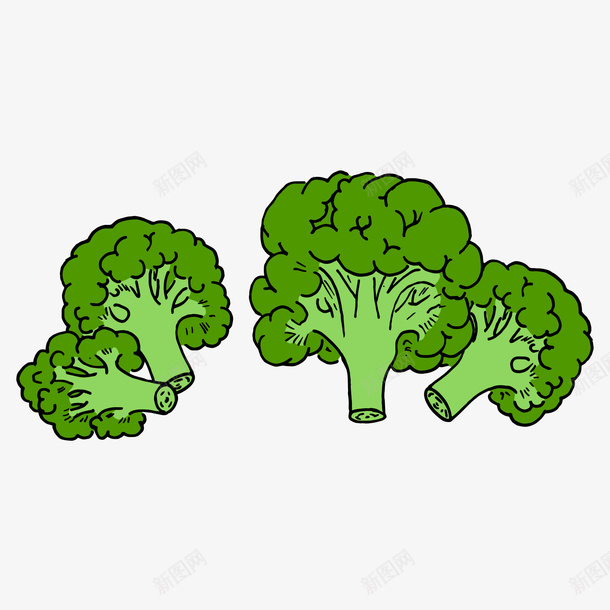 绿色的花菜矢量图ai免抠素材_新图网 https://ixintu.com 绿色 绿色花菜 绿色蔬菜 花菜 蔬菜 食物 矢量图