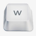 w白色键盘按键素材