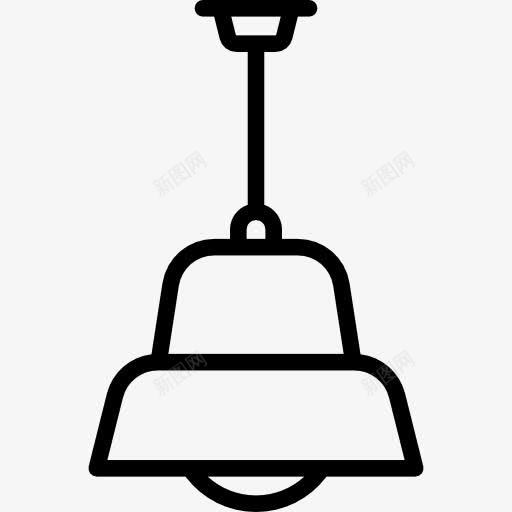 吊灯图标png_新图网 https://ixintu.com 光 吊灯 家具和家居 家居 技术 照明 装饰