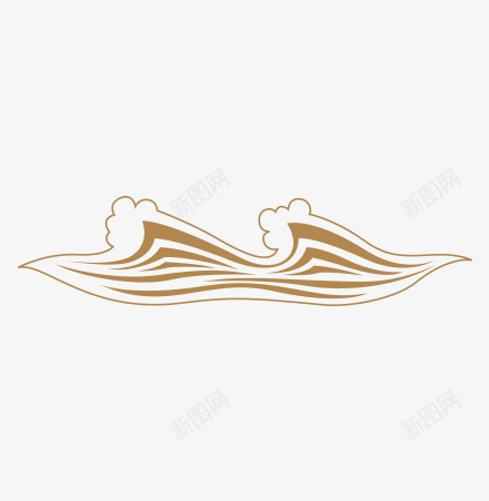 水浪装饰元素19图标png_新图网 https://ixintu.com 元素 咖啡 水浪 装饰