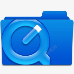 QTqt蓝色文件夹图标高清图片