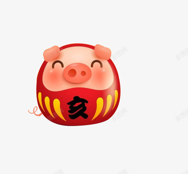 亥猪猪年2019png免抠素材_新图网 https://ixintu.com 2019 亥猪 新年 猪年