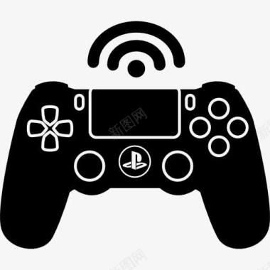 PS4无线游戏控制图标图标