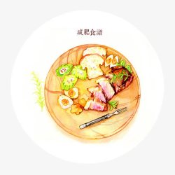 食谱手绘美食高清图片