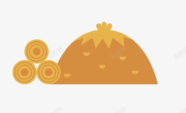 黄色稻谷堆png免抠素材_新图网 https://ixintu.com 矢量稻谷堆 稻谷堆 粮食 黄色稻谷堆