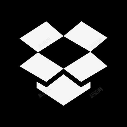 Dropbox图标png_新图网 https://ixintu.com Dropbox 标志 标识 物联网 社交媒体 社交网络