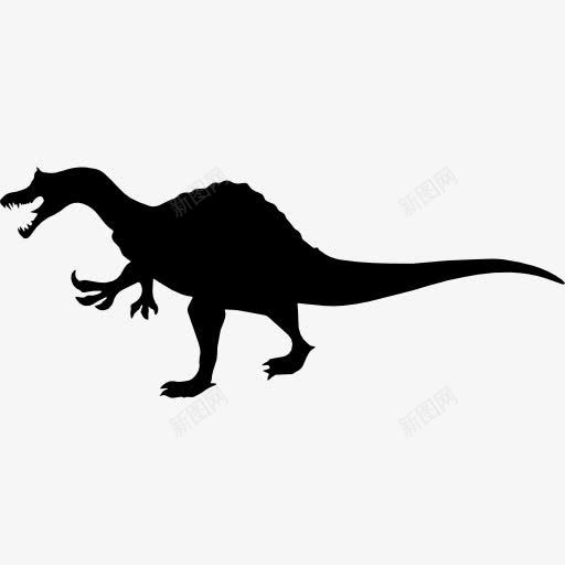 恐龙形剂图标png_新图网 https://ixintu.com 剂 动物 动物王国 形状 恐龙 熄灭 轮廓